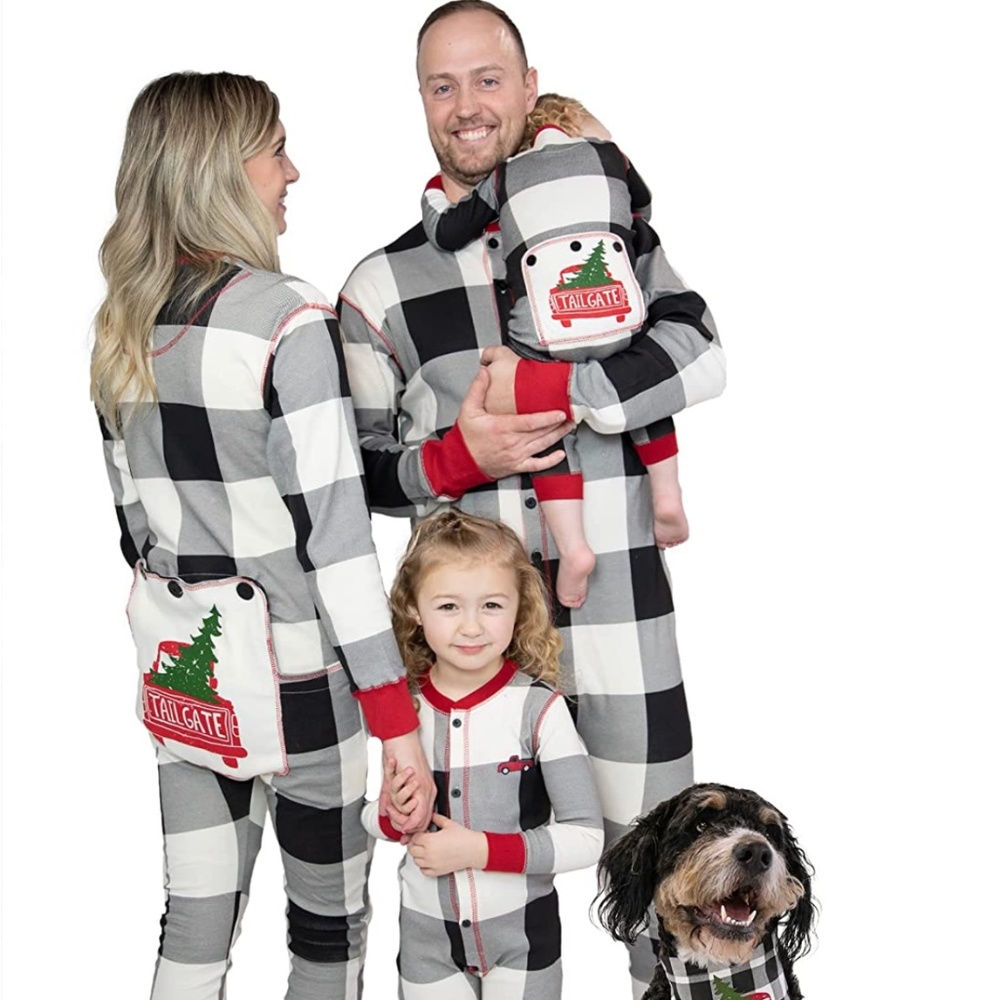 Family Matching Christmas Pajamas Plaid Size M
